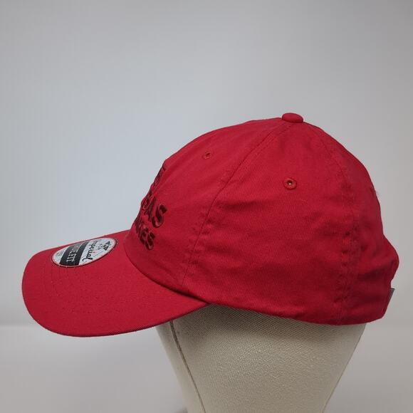 CBH All Gas No Brakes Slideback Baseball Cap Red One Size Embroidered Imperial - Picture 5 of 11
